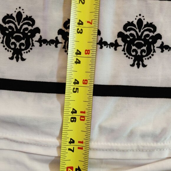 Maxi Beach Cover-Up Dress, Black and White, MAJORA, Size M - Picture 7 of 8